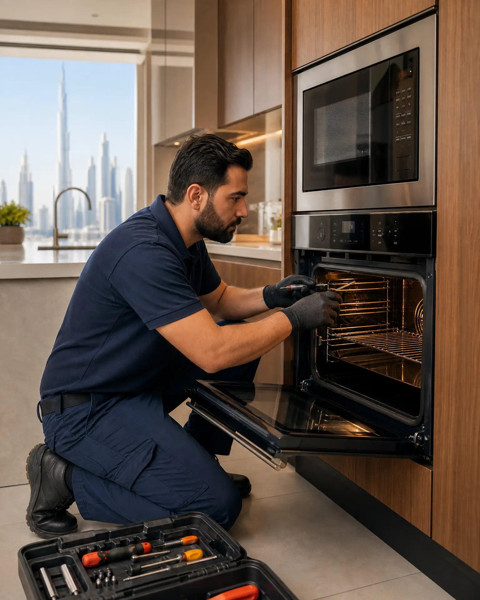 Oven and microwave repair service