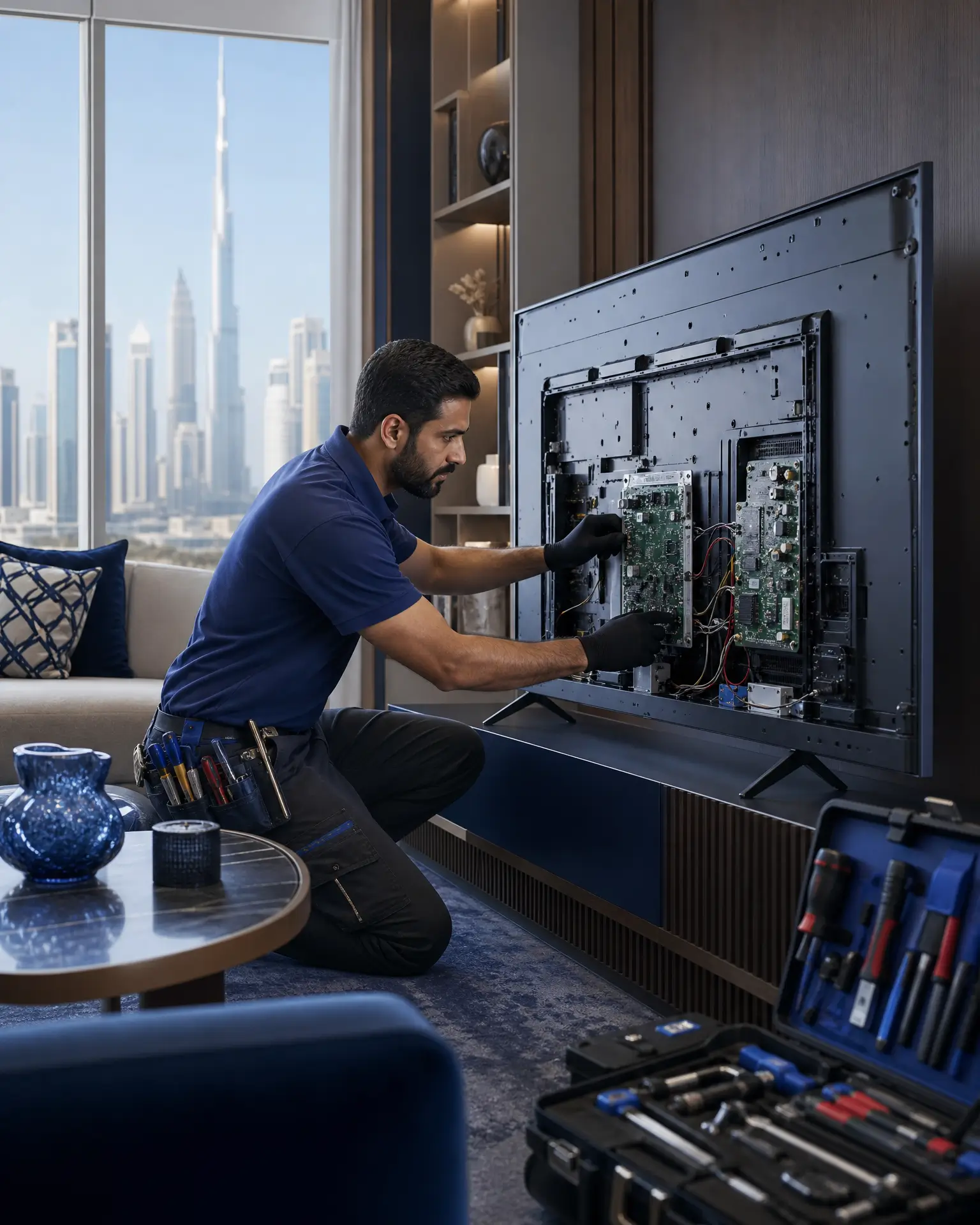 TV repair completed by UniqueFix
